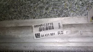 24431901 Радиатор кондиционера Opel Astra G Арт 30930014006_1, вид 4