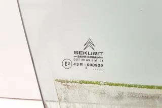 43R000929, DOT39, AS2 , art8263773 Стекло двери передней правой Citroen C5 1 Арт 8263773, вид 2