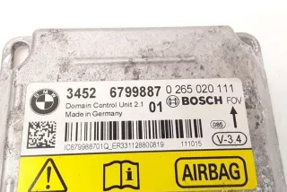34526799887, 6799887, 0265020111 , art8274716 Блок AirBag BMW 5 F10/F11/GT F07 Арт 8274716, вид 2