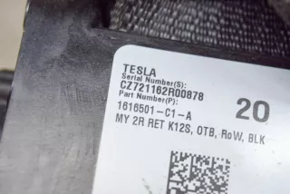 655391600A, 1616501-C1-A , art8137834 Ремень безопасности задний правый Tesla model Y Арт 8137834, вид 7