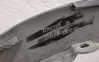 758710E010 Накладка (молдинг) переднего левого крыла Toyota Highlander 3 Арт A971740T, вид 6