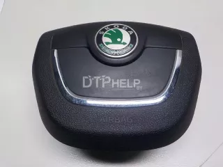1Z0880201ARTDZ Подушка безопасности в рулевое колесо Skoda Octavia A5 Арт AM52233751, вид 1