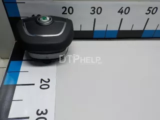 1Z0880201ARTDZ Подушка безопасности в рулевое колесо Skoda Octavia A5 Арт AM52233751, вид 3