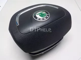 1Z0880201ARTDZ Подушка безопасности в рулевое колесо Skoda Octavia A5 Арт AM52233751, вид 7