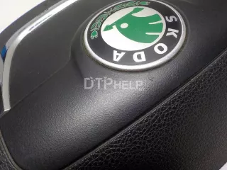 1Z0880201ARTDZ Подушка безопасности в рулевое колесо Skoda Octavia A5 Арт AM52233751, вид 8