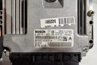 0281011863 , art5798271 Блок управления двигателем Peugeot 307 Арт 5798271, вид 5