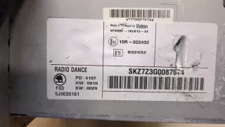 5J0035161 Магнитола (аудио система) Skoda Fabia 2 restailing Арт 8562517, вид 4