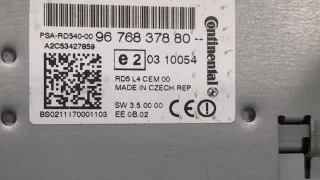 9676837880 Магнитола (аудио система) Peugeot 508 Арт 8574847, вид 4