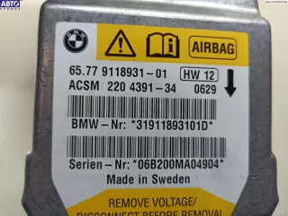 9118931 Блок управления Airbag BMW 5 E60/E61 Арт 53484309, вид 2
