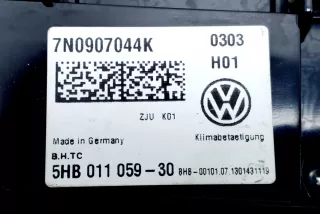 5HB011059, 7N0907044K , art497650 Блок управления печки/климат-контроля Volkswagen Sharan 2 Арт 497650, вид 5