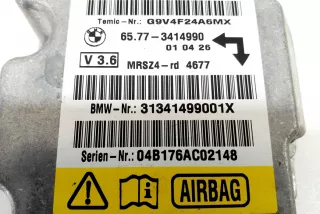 6577-3414990, 31341499001X , art5556021 Блок AirBag BMW X3 E83 Арт 5556021, вид 2