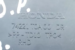 74221T0A00 , art5860854 Молдинг крыла переднего правого Honda CR-V 1 Арт 5860854, вид 4