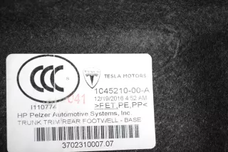 1045210-00-A , art9171527 Ниша запасного колеса Tesla model S Арт 9171527, вид 5