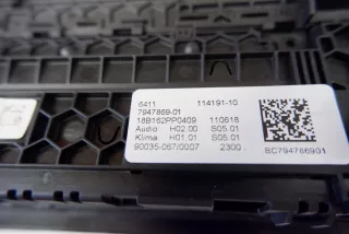7947869 , art3145626 Блок управления печки/климат-контроля BMW 5 G30/G31 Арт 3145626, вид 7