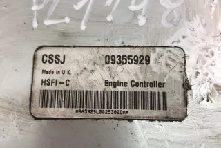 09355929 , art7947815 Блок управления двигателем Opel Astra G Арт 7947815, вид 2