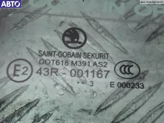 3T9845209AD Стекло форточки двери задней левой Skoda Superb 2 Арт 53580724, вид 2