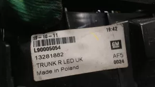 1222298,13386264 Фонарь крышки багажника левый Opel Astra J Арт 7527374, вид 5
