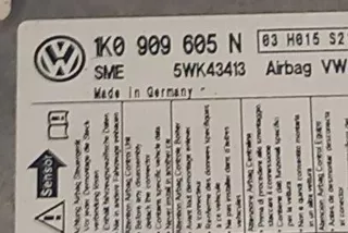 1K0909605N , art9204826 Блок AirBag Volkswagen Golf 5 Арт 9204826, вид 2