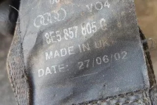 8E5857805G , art9228206 Ремень безопасности задний левый Audi A4 B7 Арт 9228206, вид 3