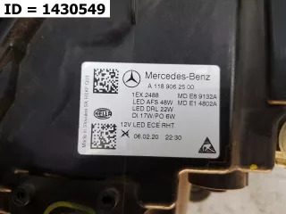 A1189063900 фара Mercedes CLA c118 Арт MB73344, вид 6