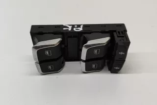 4G0959851 , art9804380 Кнопка стеклоподъемника переднего левого Audi A6 C7 (S6,RS6) Арт 9804380, вид 3