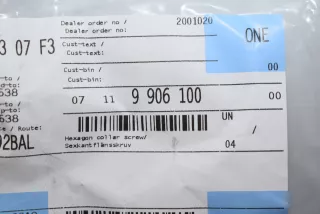 9906100, 07119906100 , art3550114 Болт BMW 5 G30/G31 Арт 3550114, вид 4