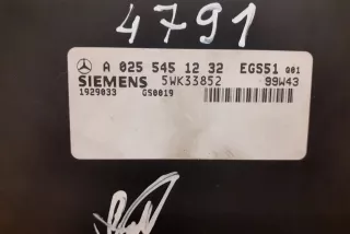 #4791, 5WK33852, A0255451232 , art2738493 Блок управления АКПП Mercedes E W210 Арт 2738493, вид 2