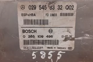 0295458332, 0265109496, #5855 , art977555 Блок управления ABS Mercedes A W168 Арт 977555, вид 2