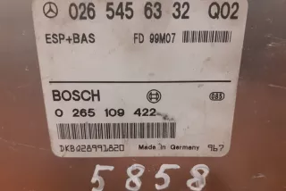 #5858, 0265109422, 0265456332 , art2745376 Блок управления ABS Mercedes E W210 Арт 2745376, вид 2