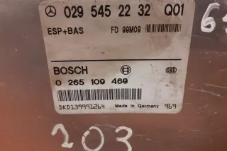 0295452232, 0265109469, #6494 , art419574 Блок управления ABS Mercedes C W203 Арт 419574, вид 2
