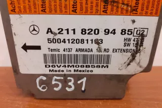 A2118209485, #6531 , art465691 Блок AirBag Mercedes E W211 Арт 465691, вид 2