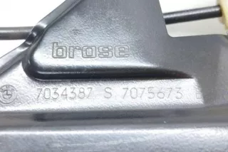 7034387, 7075673E , art9731447 Стеклоподъемник задний левый BMW 5 E60/E61 Арт 9731447, вид 7