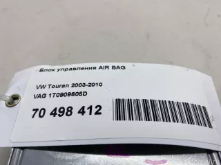 1T0909605D Блок управления AIR BAG Volkswagen Touran 1 Арт E70498412, вид 5