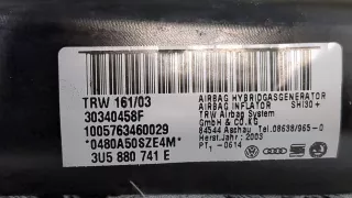 3U5880741E Подушка безопасности боковая (шторка) Skoda Superb 1 Арт 8762985, вид 3