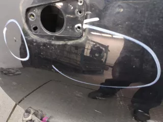 124310,128231,13355180,13355178 Дверь передняя левая черная Opel Zafira B Арт 8605913, вид 3