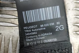 34029946A, 9682053680, 34040962 , art9831392 Ремень безопасности задний левый Peugeot 5008 Арт 9831392, вид 6