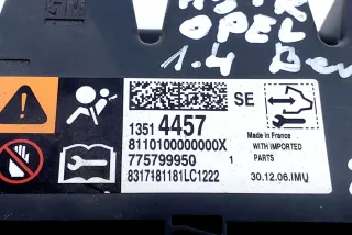13514457, 775799950 , art9828994 Блок AirBag Opel Astra K Арт 9828994, вид 2