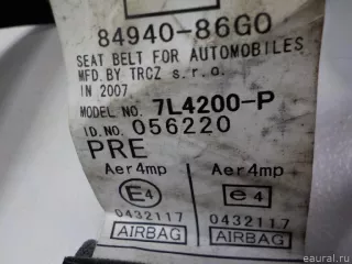 8490286G03ED3 Ремень безопасности с пиропатроном Suzuki Ignis 2 Арт E51046866, вид 6