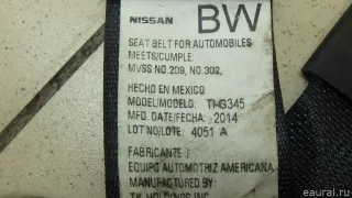 868853WC8B Ремень безопасности с пиропатроном Nissan Note E12 Арт E95042593, вид 5