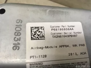 68195938AA Подушка безопасности пассажирская (в торпедо) Jeep Grand Cherokee IV (WK2) Арт E30713953, вид 5