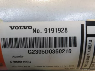 9191928 Подушка безопасности пассажира Volvo XC70 2 Арт E80652396, вид 6