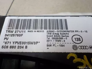 5C6880204B Подушка безопасности пассажирская (в торпедо) Volkswagen Jetta 6 Арт E31073109, вид 5