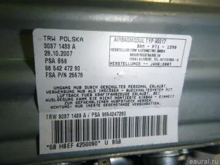 Подушка безопасности пассажирская (в торпедо) Citroen C4 Grand Picasso 1 2007г. 8216NT - Фото 7