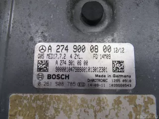 2749001600 Блок управления двигателем Mercedes C W205 Арт E80667999, вид 2