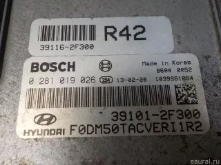 Блок управления двигателем Hyundai Santa FE 3 (DM) 2013г. 391012F300 - Фото 8