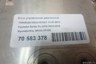 391032F325 Блок управления двигателем Hyundai Santa FE 3 (DM) Арт E70583378, вид 8