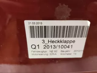 41617168515 крышка багажника BMW 3 E90/E91/E92/E93 Арт lz208791, вид 7