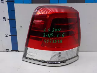 8156160B80 Фонарь задний левый наружный Toyota Land Cruiser 200 Арт 532685, вид 1