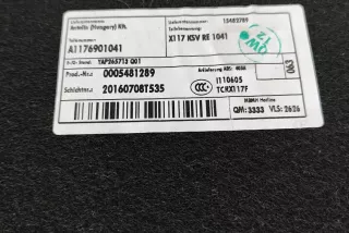 A1176901041 , art10008154 Обшивка багажника Mercedes CLA c117 Арт 10008154, вид 6
