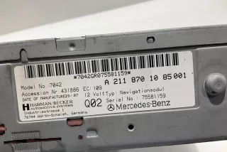 A2118701085, 75581159, 7042BF075581159 , art10045915 Блок навигации Mercedes CLS C219 Арт 10045915, вид 4